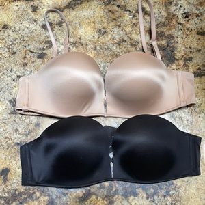 Victorias secret push up strapless bra 36b